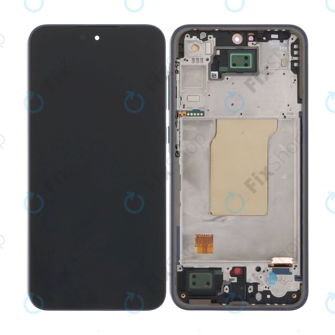 Дисплей OLED за Samsung A35 A356B, Awesome Navy, Тъчскрийн с рамка