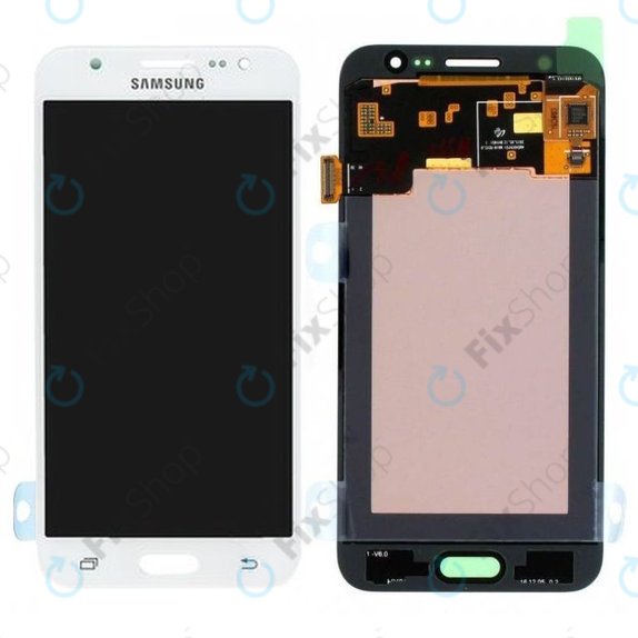 дисплей OLED за Samsung J5 J500F, Тъчскрийн без рамка, GH97-17667A, бял, White, Genuine Service Pack