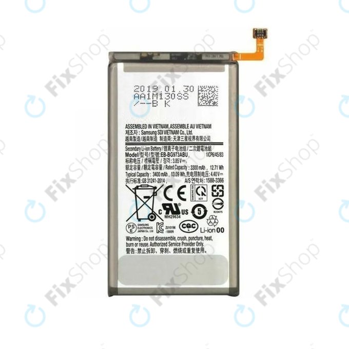 Батерия за Samsung S10 G973F, EB-BG973ABU, 3400mAh