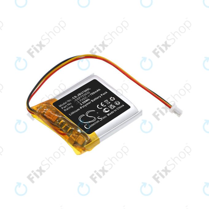Батерия за JBL Tune 750, 700mAh, Li-Pol, 3.7V, GSP753030, HQ