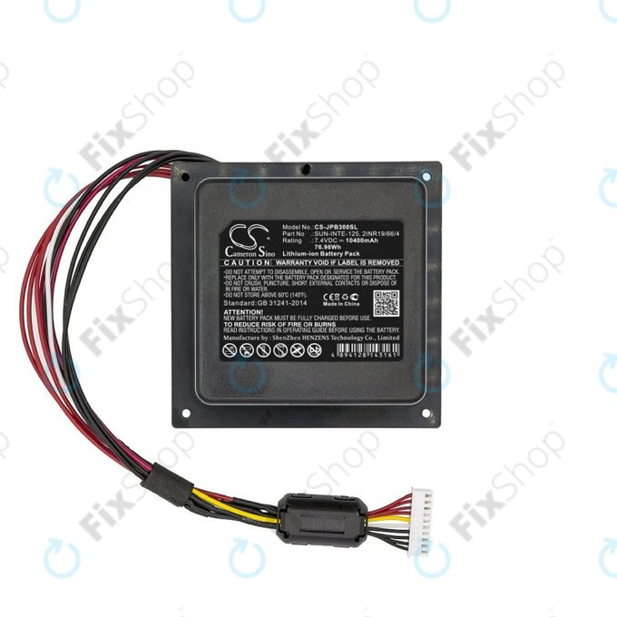 Батерия за JBL PartyBox 300, 10400mAh, Li-Ion, 7.4V, SUN-INTE-125, HQ