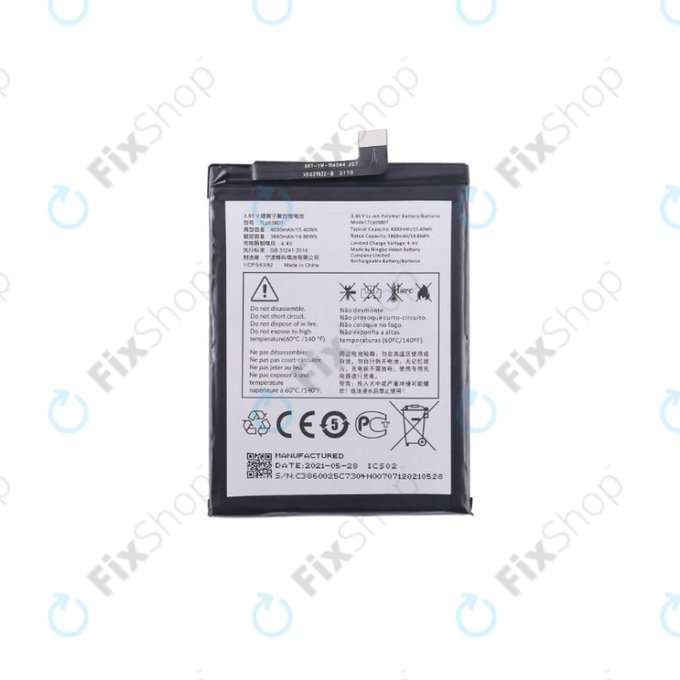 Батерия за TCL 10L T770B T770H, TLp038D7, 4000mAh
