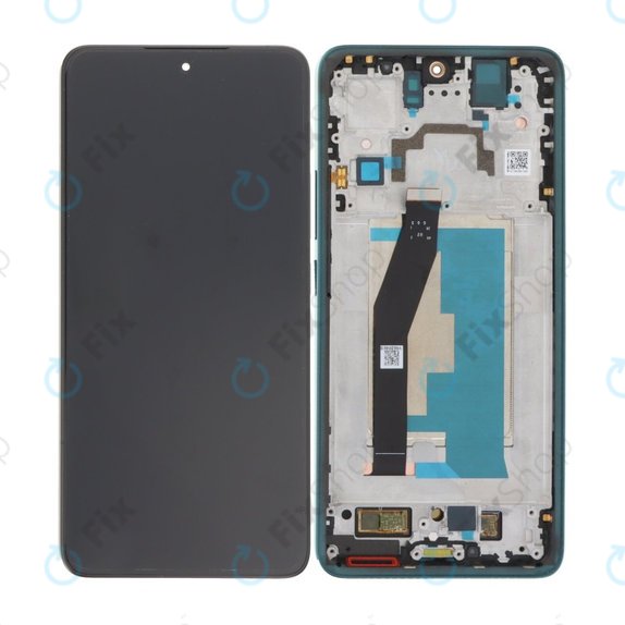 Дисплей OLED за Xiaomi 14T 2406APNFAG, Titan Blue, Тъчскрийн с рамка