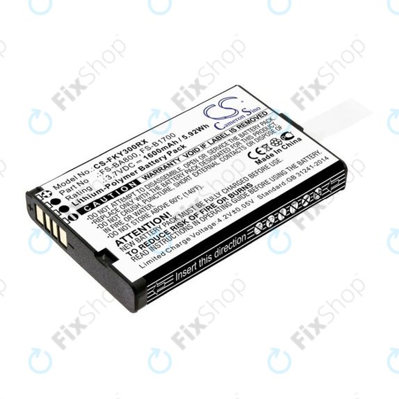 Батерия за Flysky FA605, FS-GT2B, FS-I10, 1600mAh, Li-Pol, 3.7V, FS-BA800, HQ