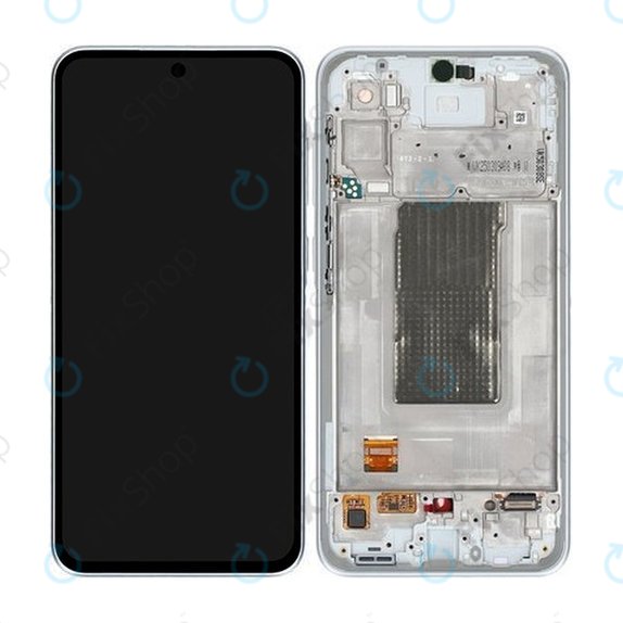 Дисплей за Samsung A36 A366E, Awesome Grey, Тъчскрийн с рамка, GH82-36841B Genuine Service Pack