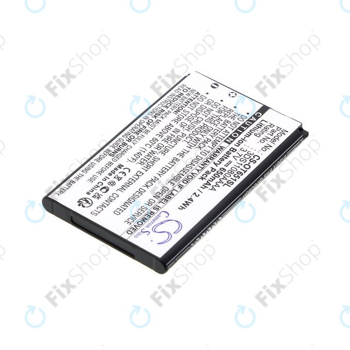 Батерия за Alcatel Lollipops, 650mAh, Li-Ion, 3.7V, 3DS11080AAAA, HQ