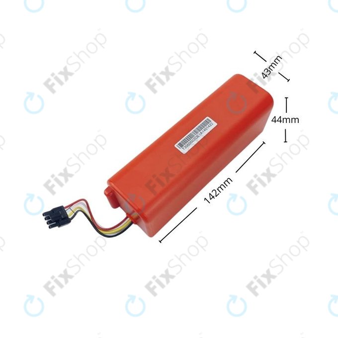 Батерия за Xiaomi Roborock S-series, T-series, Q-series, XJT-2P4S-6000, Li-Ion 14.4V 6000mAh