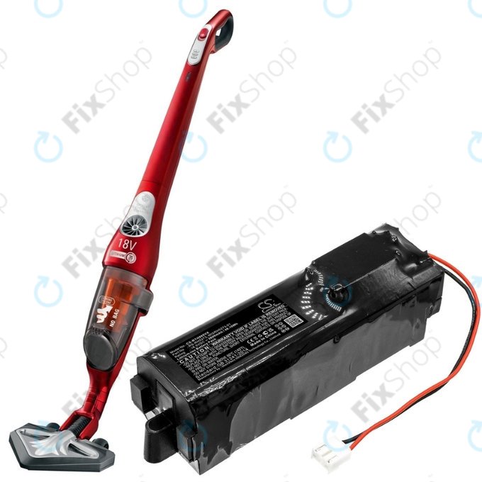 Батерия за Rowenta Air Force Extreme RH-series, Tefal TY-series, RS-RH5273, MISRH5273-01, Li-Ion 18.5V 2600mAh, HQ