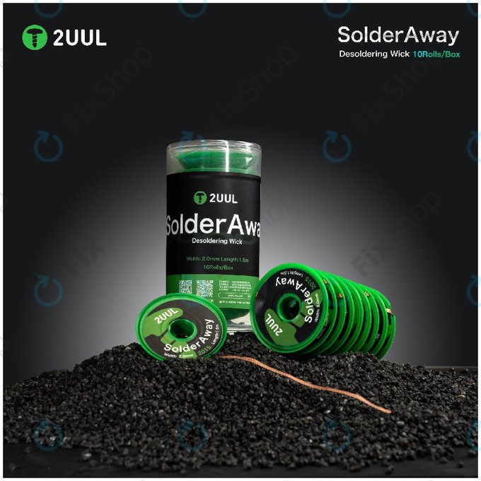 Оплетка за разпояване Solder Vampire, 2UUL DW11, 10бр./кутия