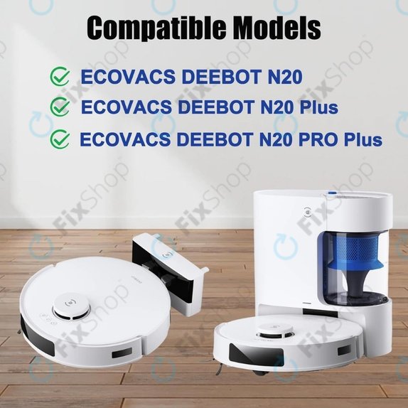 Моп кърпа, 2 бр. за Ecovacs Deebot N20, N20 Plus, N20 Pro Plus