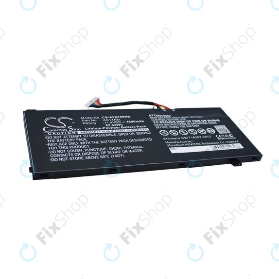 Батерия за Acer Aspire Vn7, V15 Nitro, Spin 3, 4600mAh, Li-Pol, 11.4V, AC14A8L, HQ