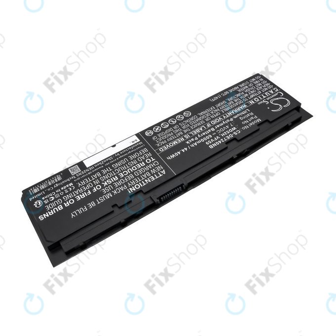 Батерия за Dell Latitude E7240, 7250, 12, 6000mAh, Li-Pol, 7.4V, VFV59, HQ