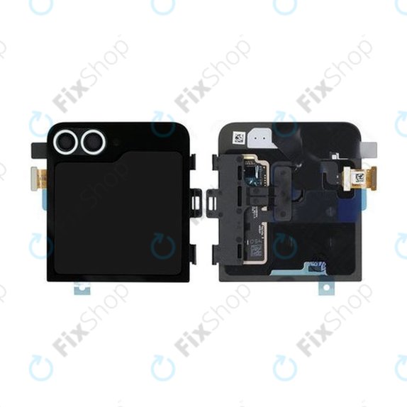 Дисплей за Samsung Z Flip 6 F741B, Mint, Тъчскрийн с рамка, External, GH97-30012D Genuine Service Pack
