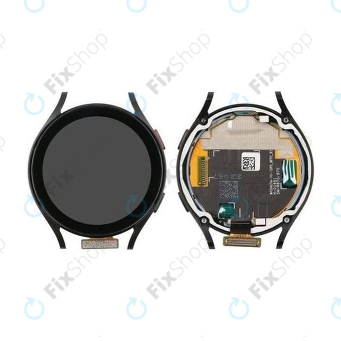 дисплей за Samsung Galaxy Watch 4 44mm R870, R875, тъчскрийн, рамка, черен, Black, GH97-26410A, Genuine Service Pack