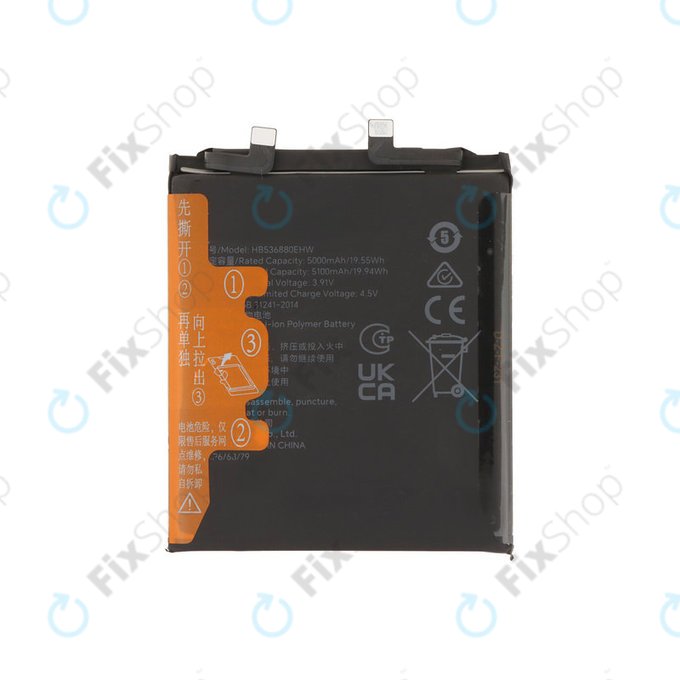 Батерия за Honor Magic5 Pro PGT-N19, 5100mAh, HB536880EHW, Genuine Service Pack