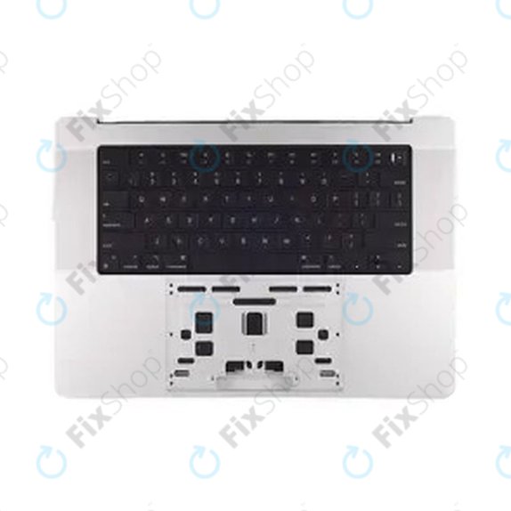 Горен корпус с клавиатура за MacBook Pro 14", A3112 (2024), с US клавиатура и батерия, Silver, 661-42513, Genuine Apple