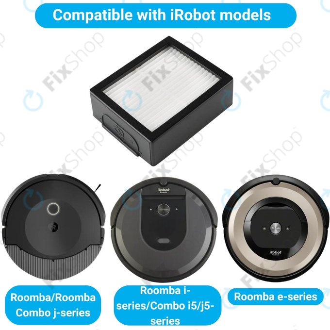 HEPA филтър за iRobot Roomba e-series, i-series, j-series (3pcs)