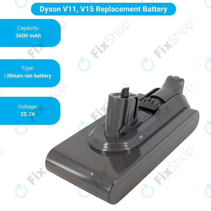 Батерия за Dyson V11, SV15, SV18, 970938-01, Li-Ion 25.2V 3600mAh