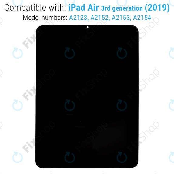 LCD дисплей за iPad Air (4th Gen 2020), Тъчскрийн без рамка, Refurbished