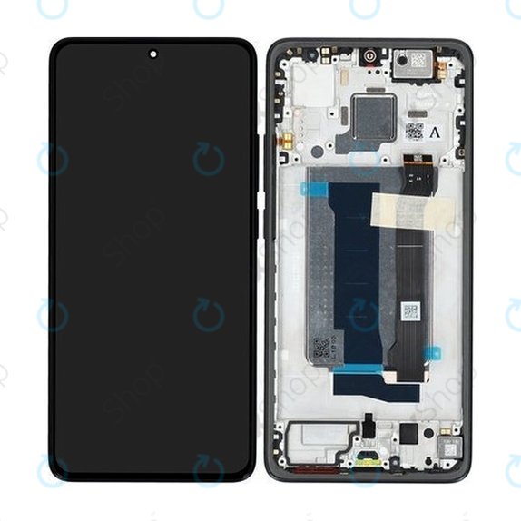 Дисплей за Xiaomi Poco X7 Pro 2412DPC0AG, Black, Тъчскрийн с рамка, 56000300O1000 Genuine Service Pack