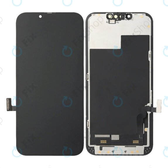 Дисплей Soft OLED за iPhone 13, Тъчскрийн с рамка, FixPremium