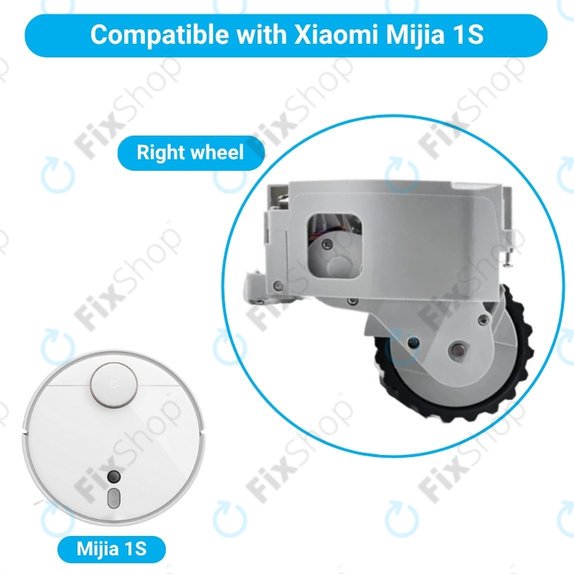 Колело с мотор за Xiaomi Mijia 1S, дясно, White
