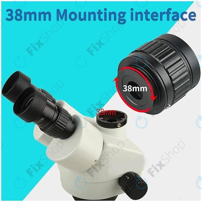 CTV адаптер 1X за тринокулярен микроскоп, C-Mount