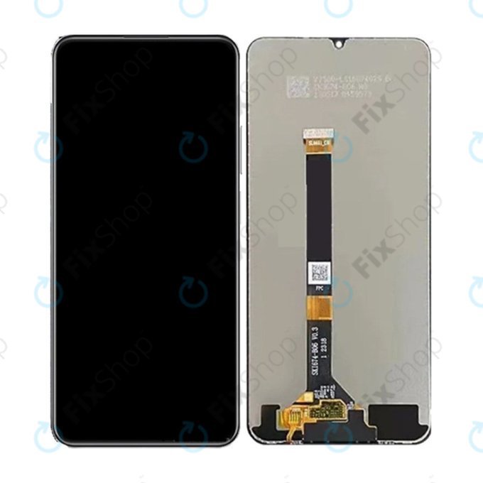 дисплей за Realme C51, Тъчскрийн без рамка, TFT