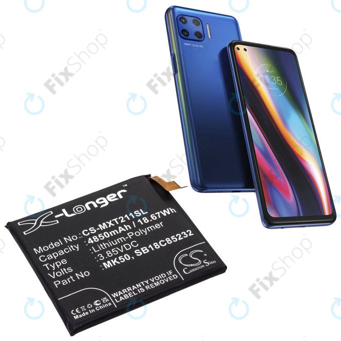 Батерия за Motorola Moto G 5G XT2113, 4850mAh, Li-Pol, 3.85 V, MK50, HQ
