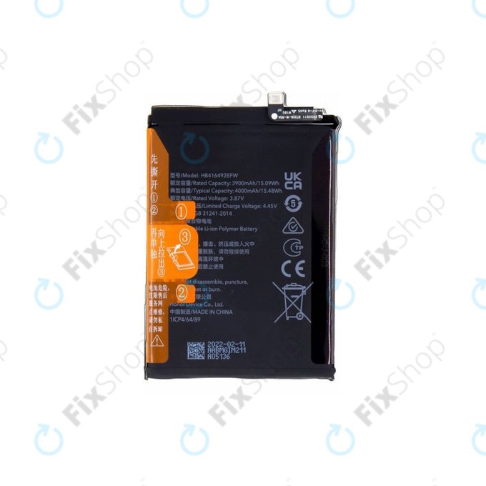 Батерия за Honor X8, HB416492EFW, 4000mAh