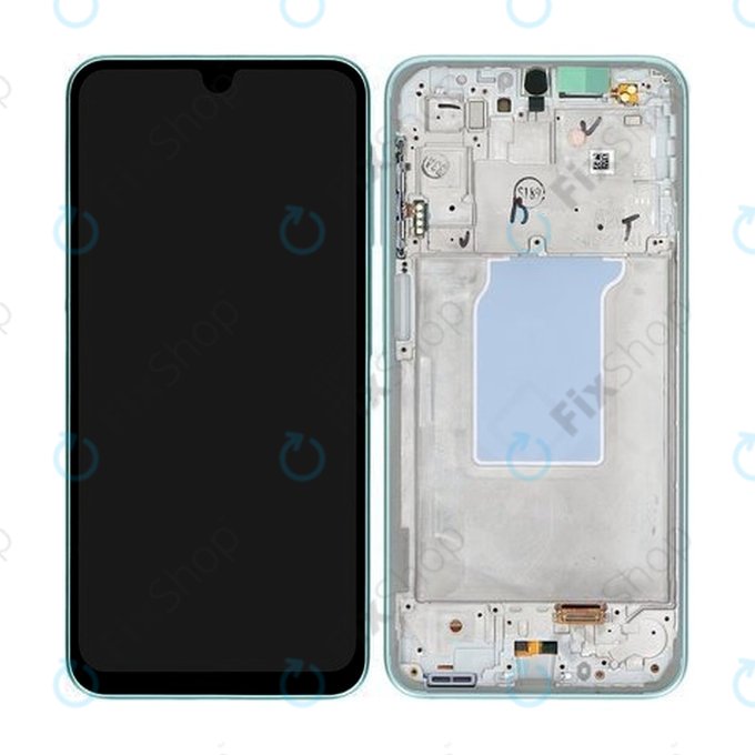 Дисплей за Samsung A26 A266E, Mint, Тъчскрийн с рамка, GH82-37049C Genuine Service Pack