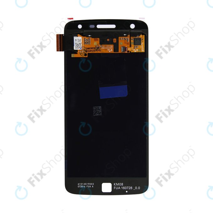 дисплей за Motorola Moto Z Play XT1635-02, Тъчскрийн без рамка, GH97-01019104003W, черен, Black, Genuine Service Pack