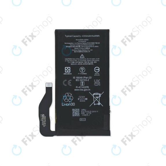 Батерия за Google Pixel 7 GVU6C, GQML3, 4355mAh - G949-00338-01, Genuine Service Pack