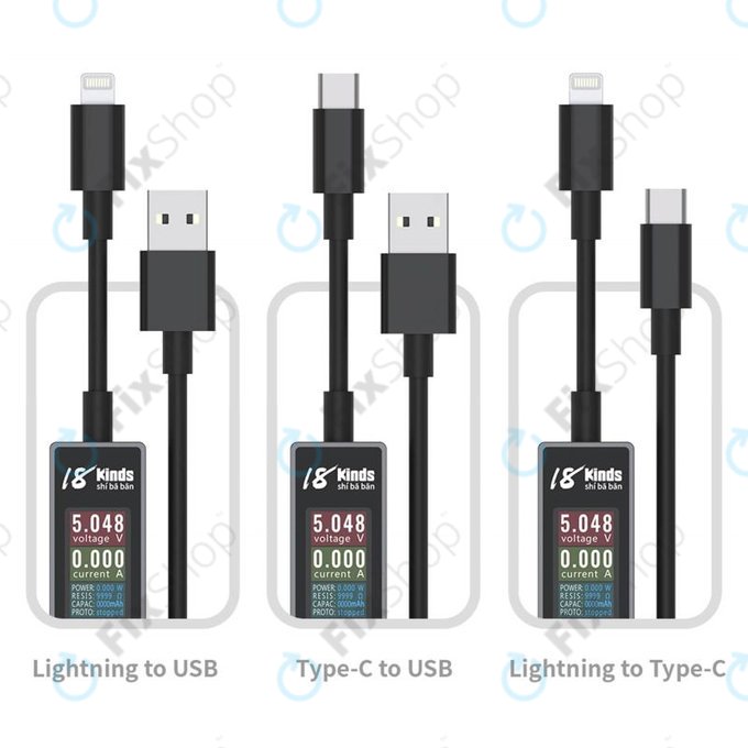 Интелигентен кабел за зареждане с детекция (Lightning – USB-A), AV-Line