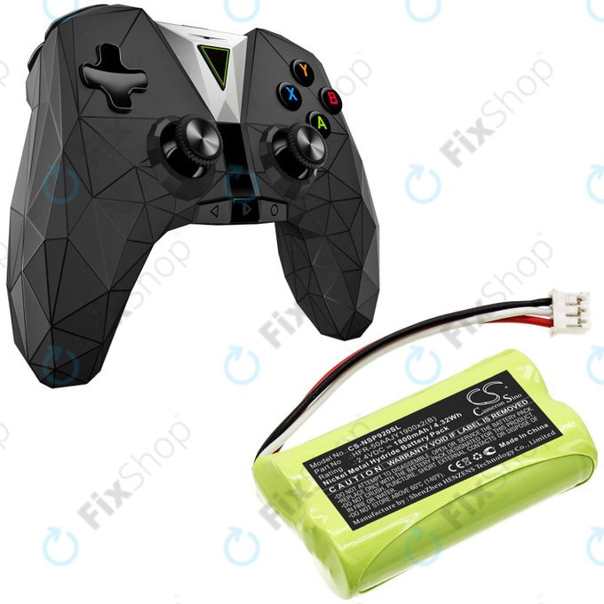 Батерия за Nvidia P2920, Nvidia Shield Game Controller, 1800mAh, Ni-MH, 2.4V, HFR-50AAJY1900x2(B), HQ