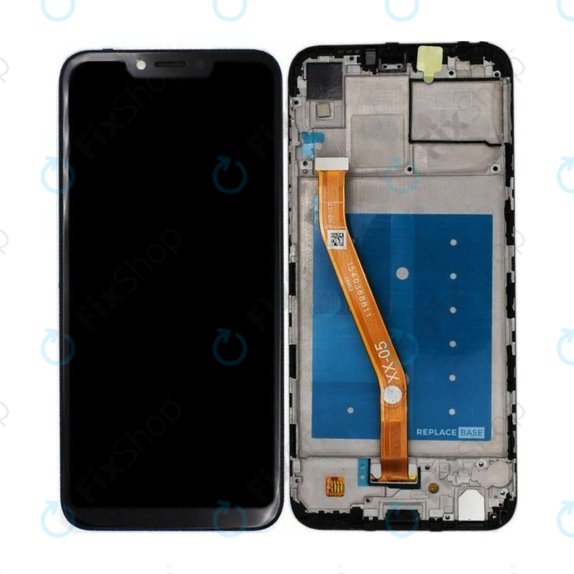 дисплей за Huawei Honor Play COR-L29, Тъчскрийн и рамка, черен, Black, TFT