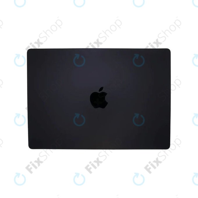 LCD дисплей за MacBook Pro 14", A3112, A3185 (2024), с предно стъкло и капак, Nano-Texture, Space Black, 661-41795, Genuine Apple