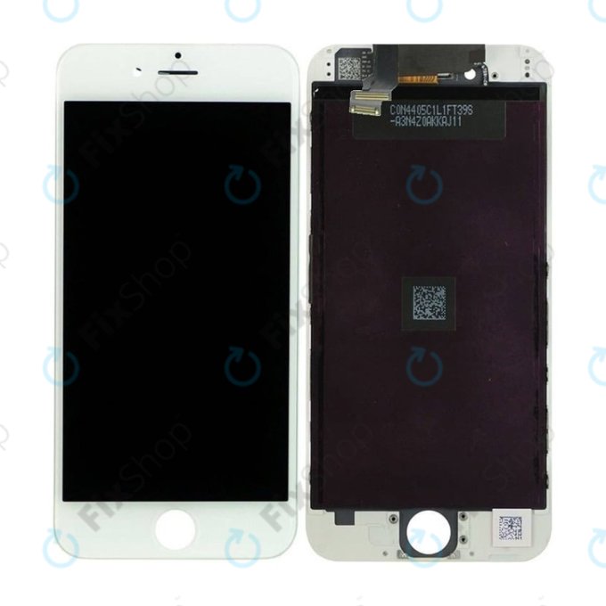 Дисплей In-Cell за iPhone 6, White, Тъчскрийн с рамка, FixPremium