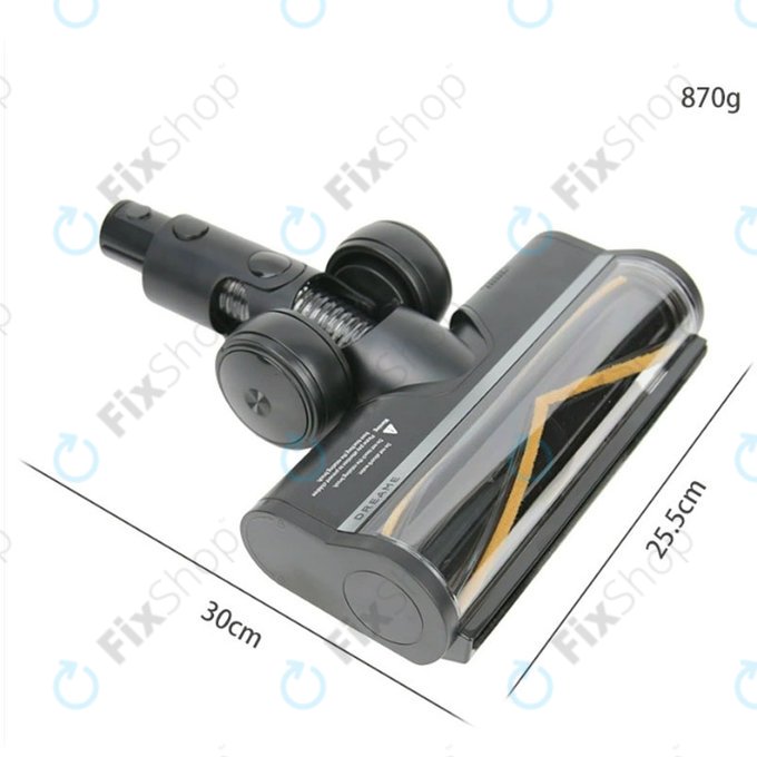 Подова глава с ролкова четка, Черна за Xiaomi Dreame R10, R20, R30, T20, T30
