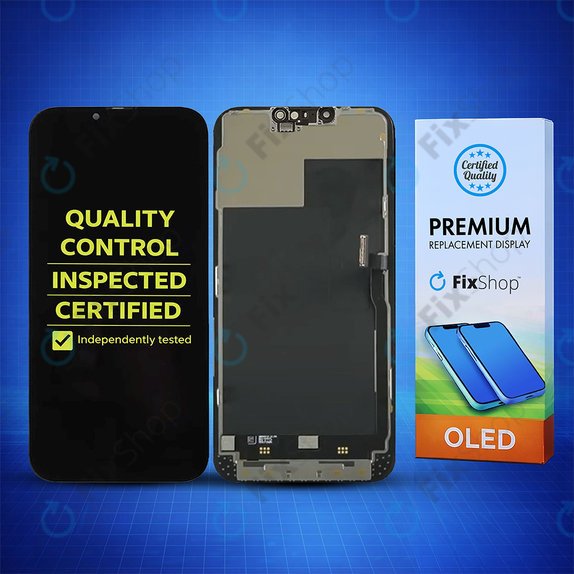 Дисплей Hard OLED за iPhone 13 Pro Max, Тъчскрийн с рамка, FixPremium