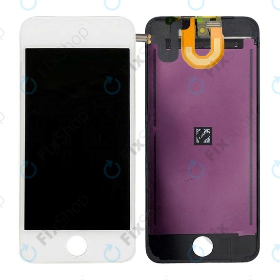 LCD дисплей за iPod Touch (5th Gen, 6th Gen, 7th Gen), White, Тъчскрийн с рамка