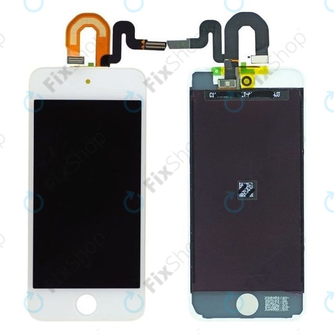 LCD дисплей за iPod Touch (5th Gen, 6th Gen, 7th Gen), White, Тъчскрийн с рамка