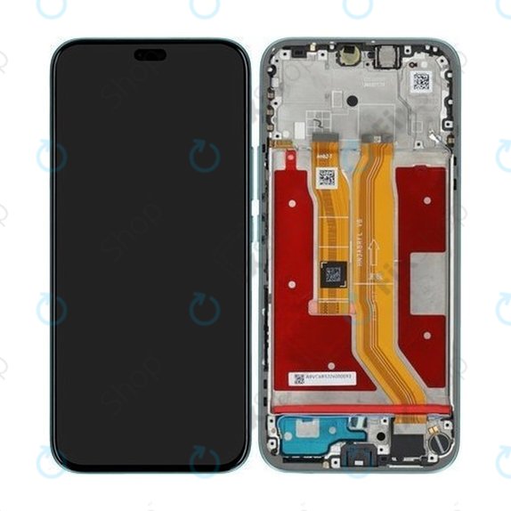 Дисплей за Honor 400 Lite, Marrs Green, Тъчскрийн с рамка, 0235ANTH Genuine Service Pack