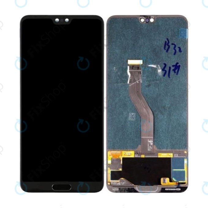 дисплей за Huawei P20 Pro, Тъчскрийн без рамка, Бутон Home, TFT