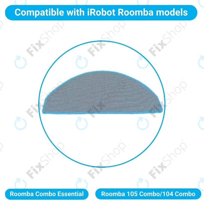Моп кърпа за iRobot Roomba Combo Essential, Roomba 105 Combo, 104 Combo