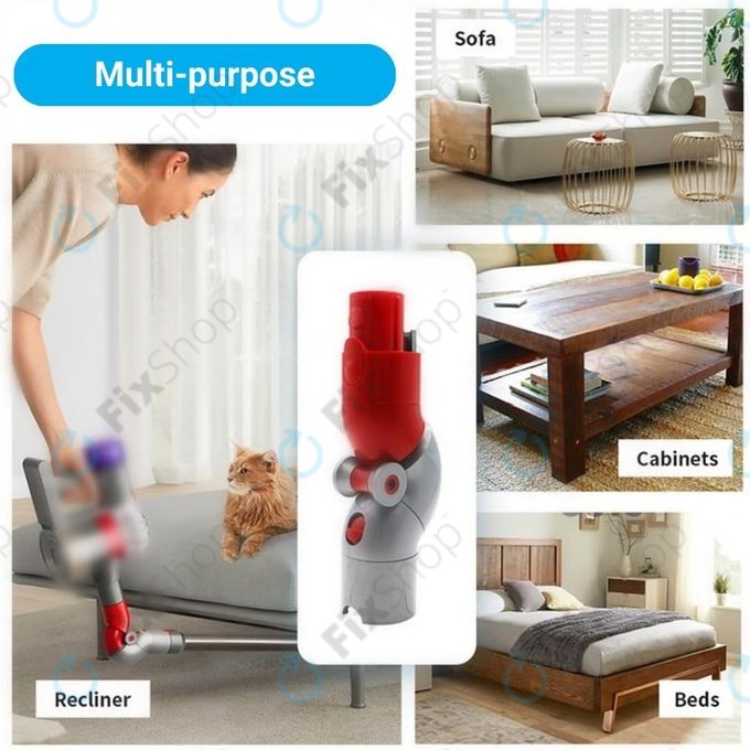 Гъвкав адаптер за Dyson V-series, Outsize, Omni-glide