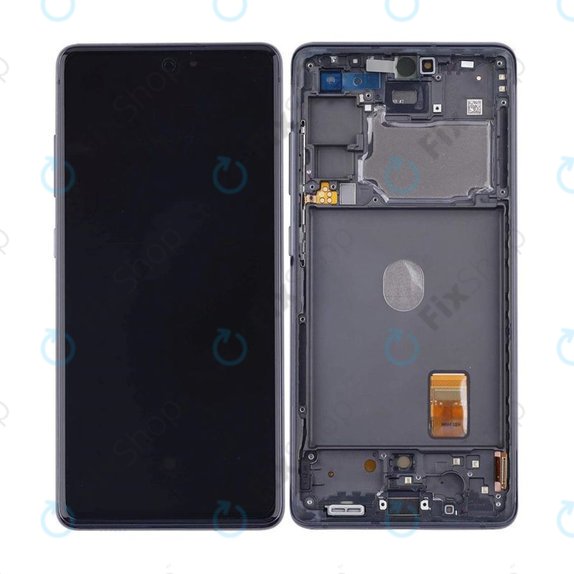 дисплей за Samsung S20 FE G780F, Тъчскрийн и рамка, черен, Black, TFT