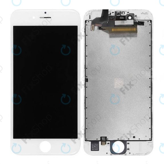 Дисплей за iPhone 6S, White, Тъчскрийн с рамка