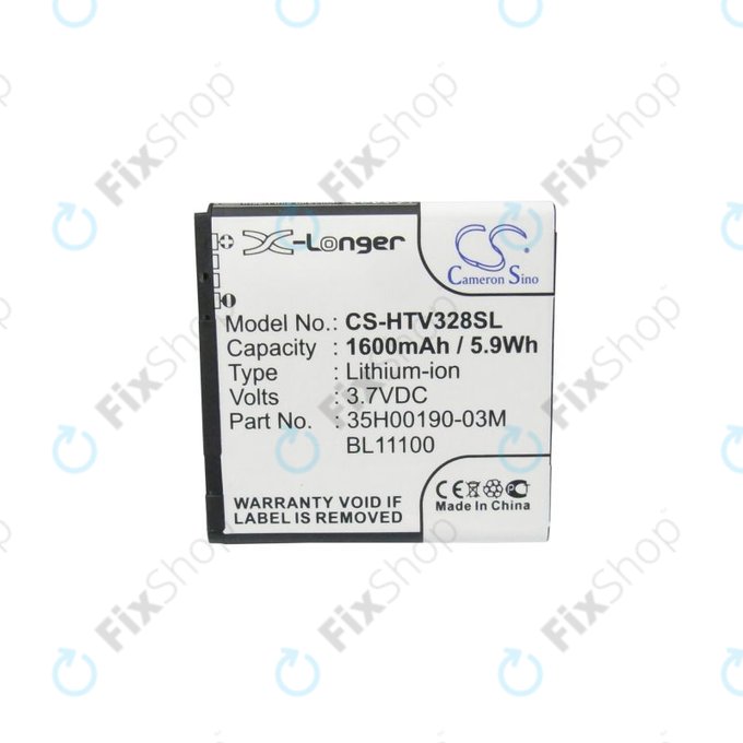 Батерия за HTC Desire X, Desire V, 1600mAh, Li-Ion, 3.7V, 35H00190-03M, HQ