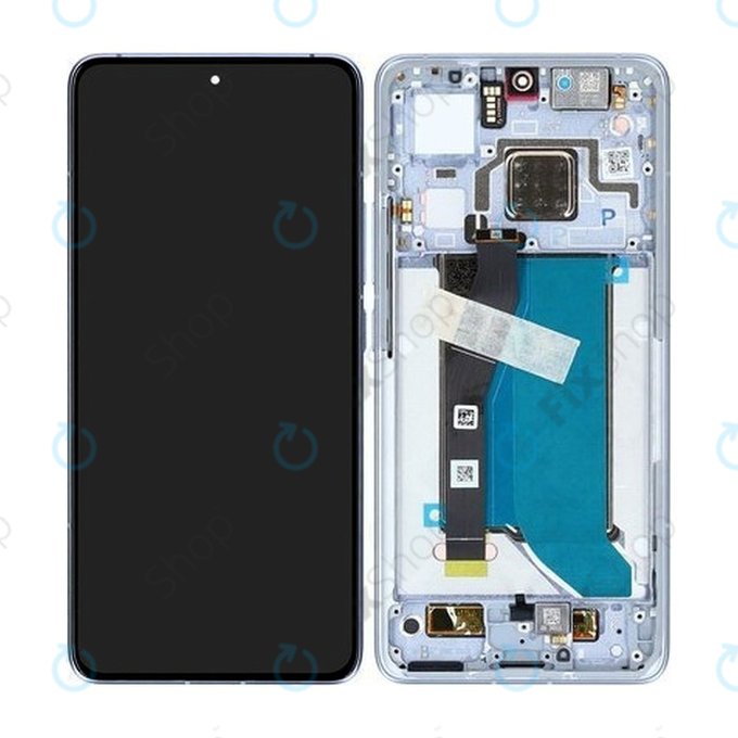 Дисплей за Xiaomi 14T Pro, Titan Blue, Тъчскрийн с рамка, 56001700N1200 Genuine Service Pack